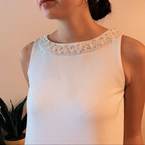 Ann Taylor Pearl Tank Top